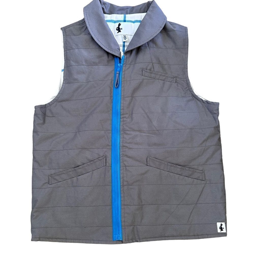 DC Shoes ~ Grey vest with Lucky bunny ~ size Small